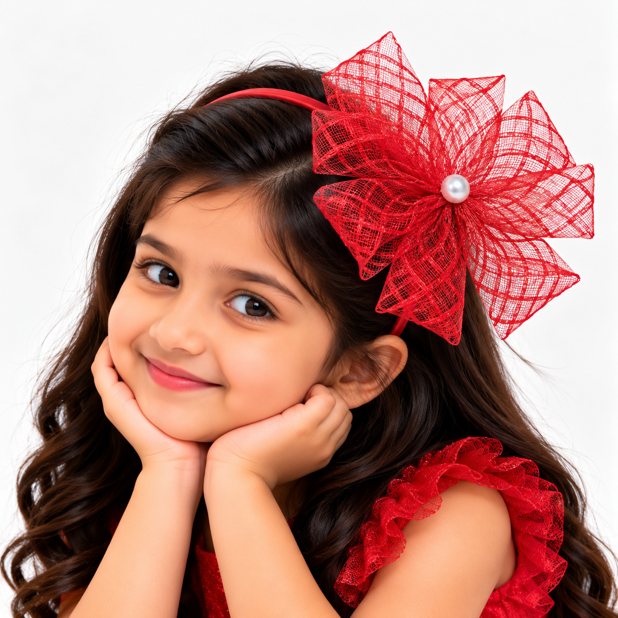Layered Petal Bow Headband