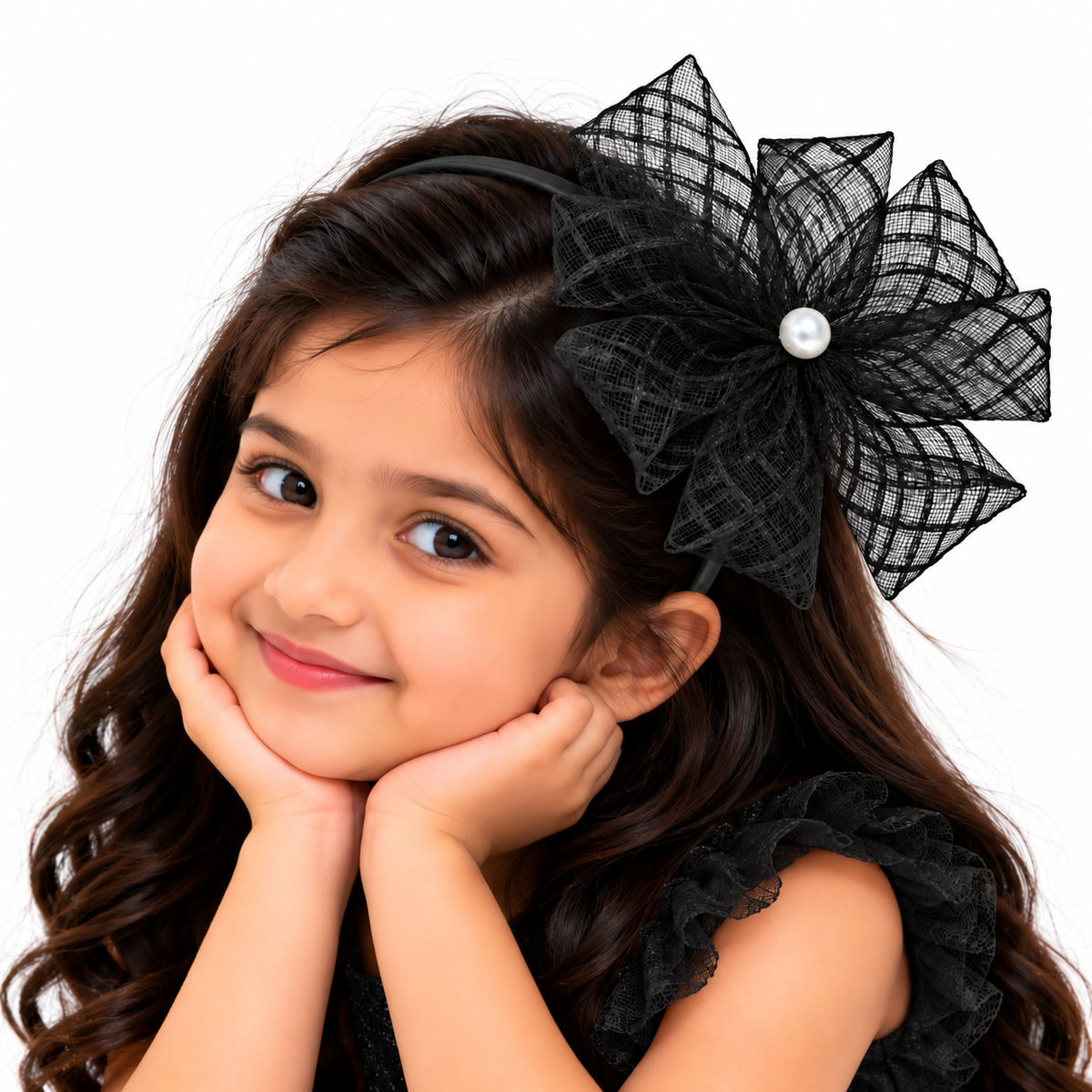 Layered Petal Bow Headband