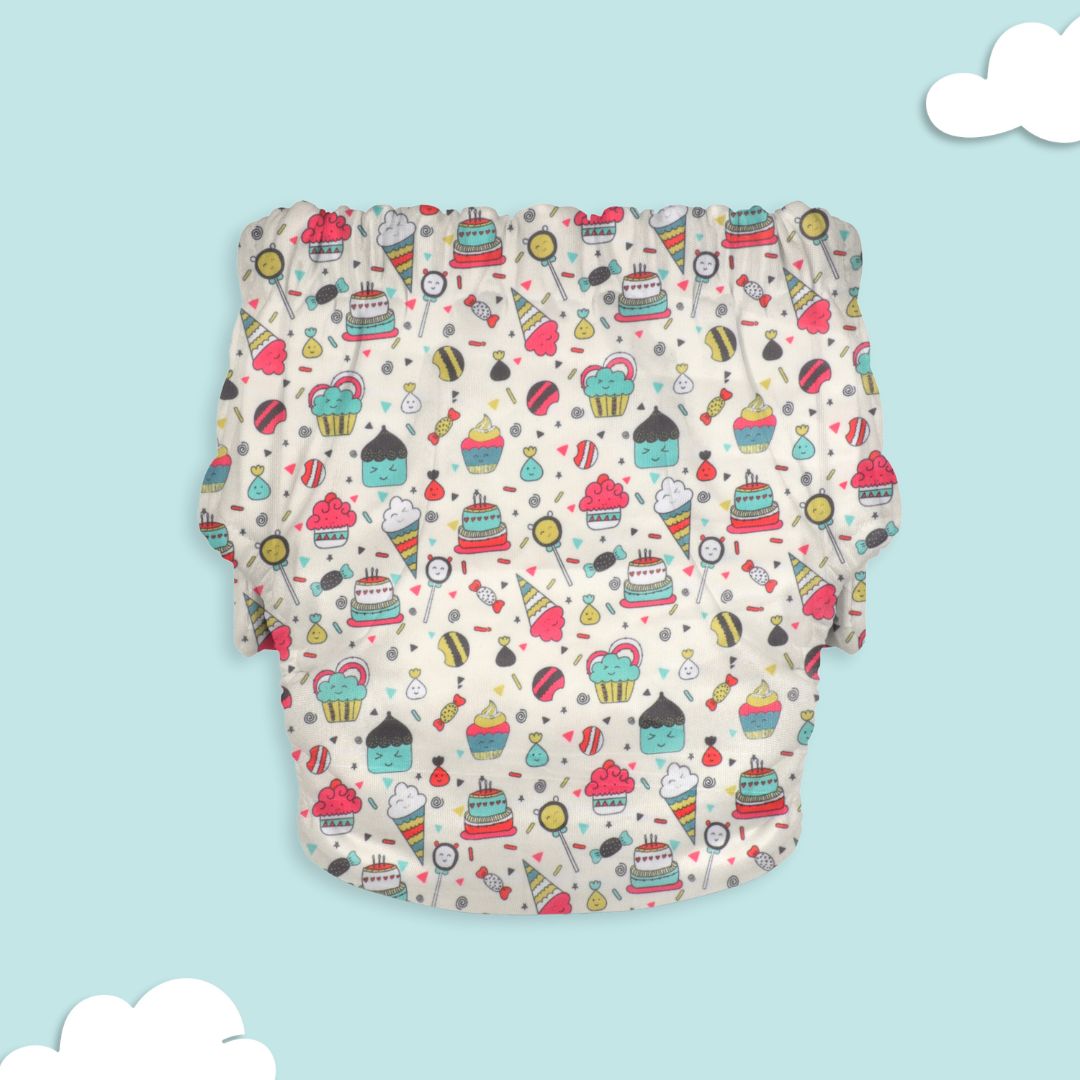 Ice Candy Newborn Cloth Diaper 2.0 with 1 cotton Insert (2 kg - 5 kg)