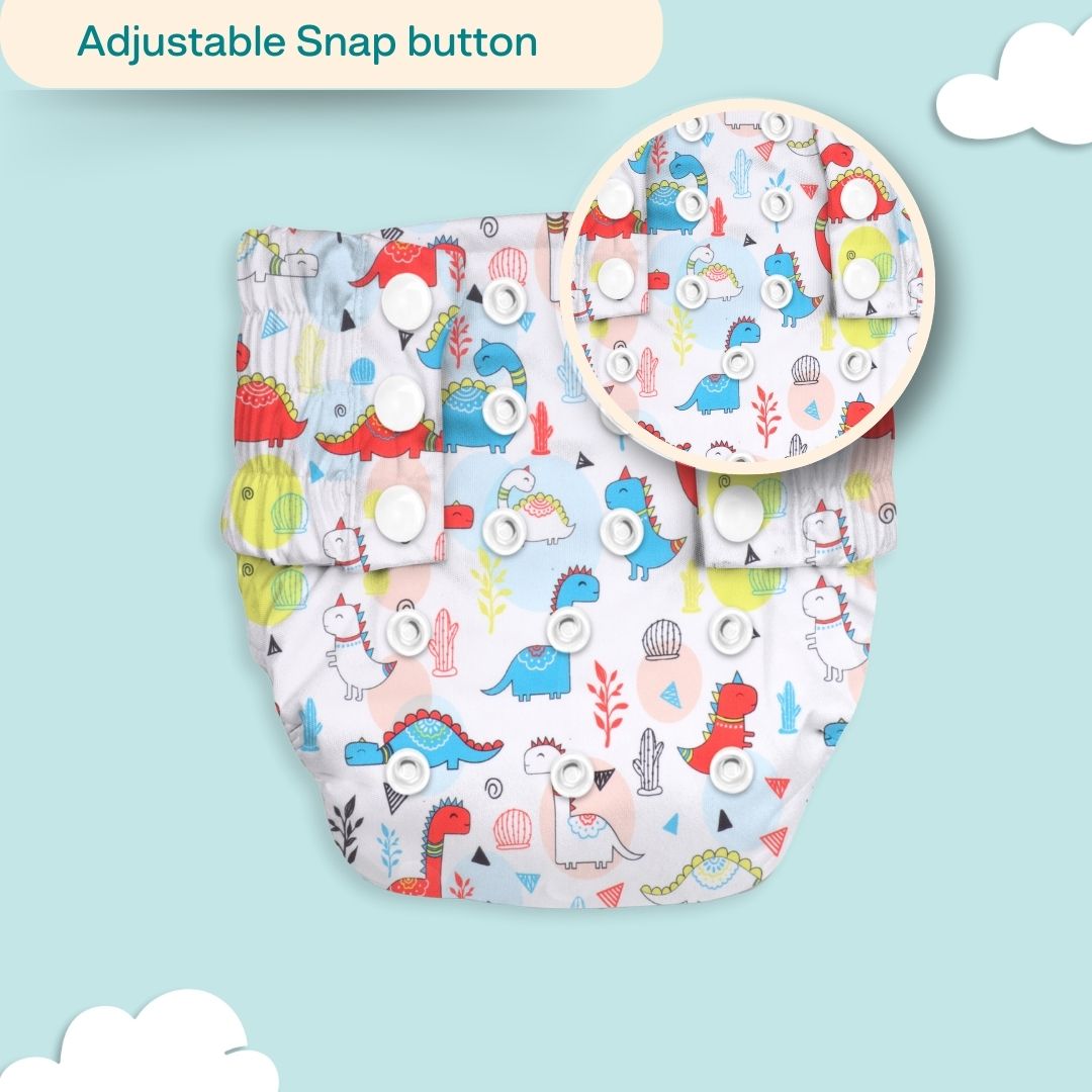 Ice Candy Newborn Cloth Diaper 2.0 with 1 cotton Insert (2 kg - 5 kg)