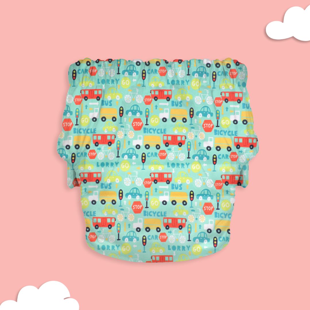 Ice Candy Newborn Cloth Diaper 2.0 with 1 cotton Insert (2 kg - 5 kg)