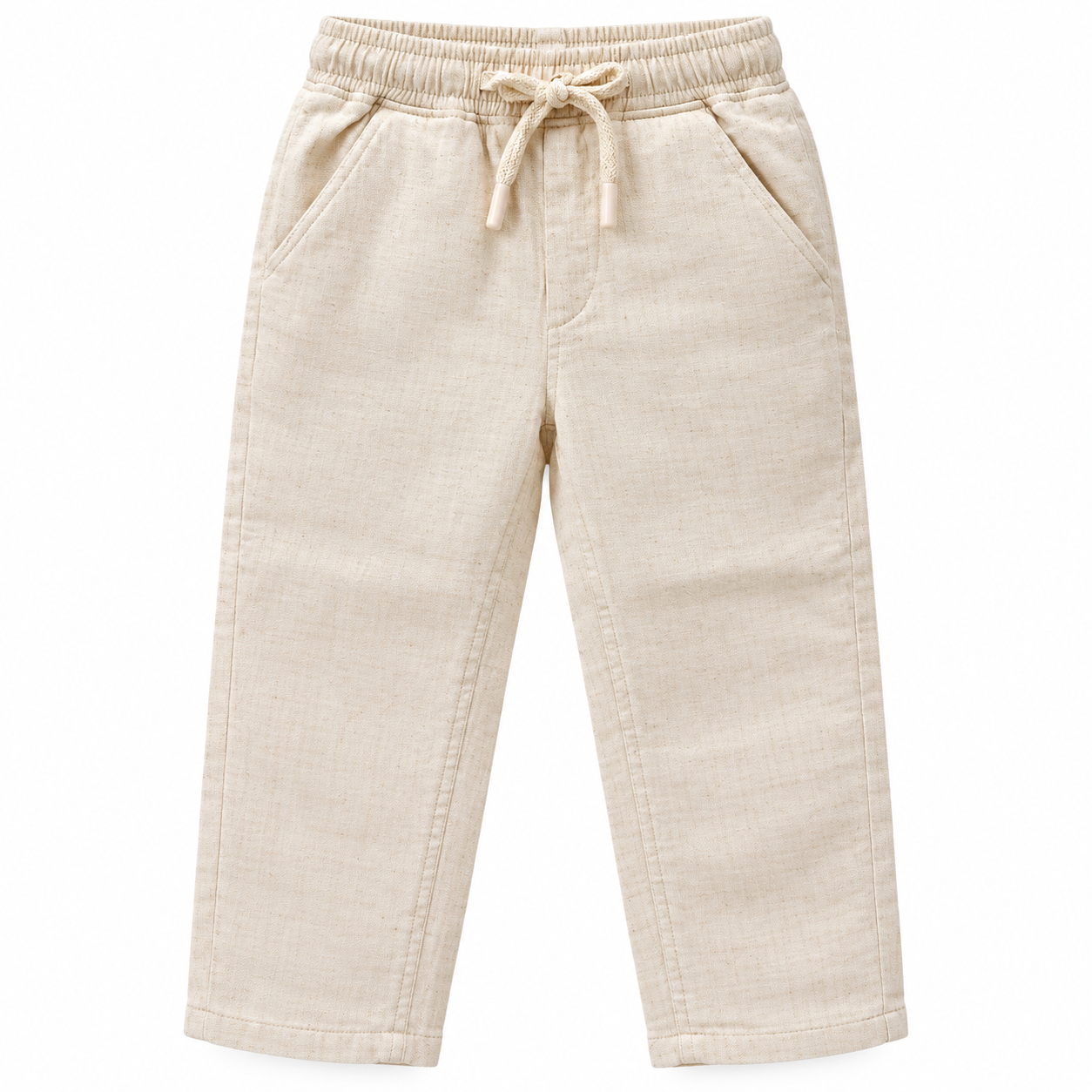 Natural Muslin Pant for Boys | 1-3Y
