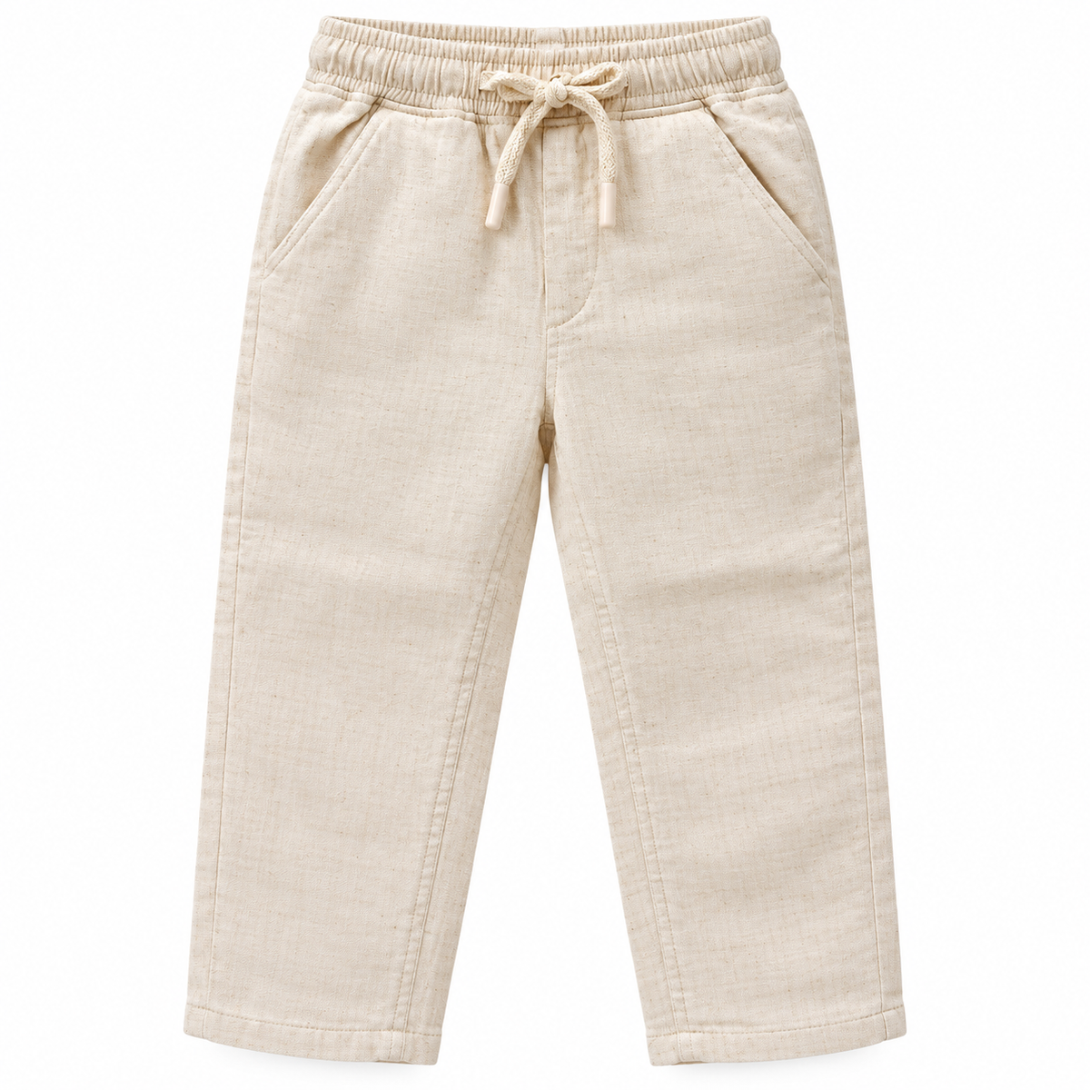 Natural Muslin Pant for Boys | 1-3Y