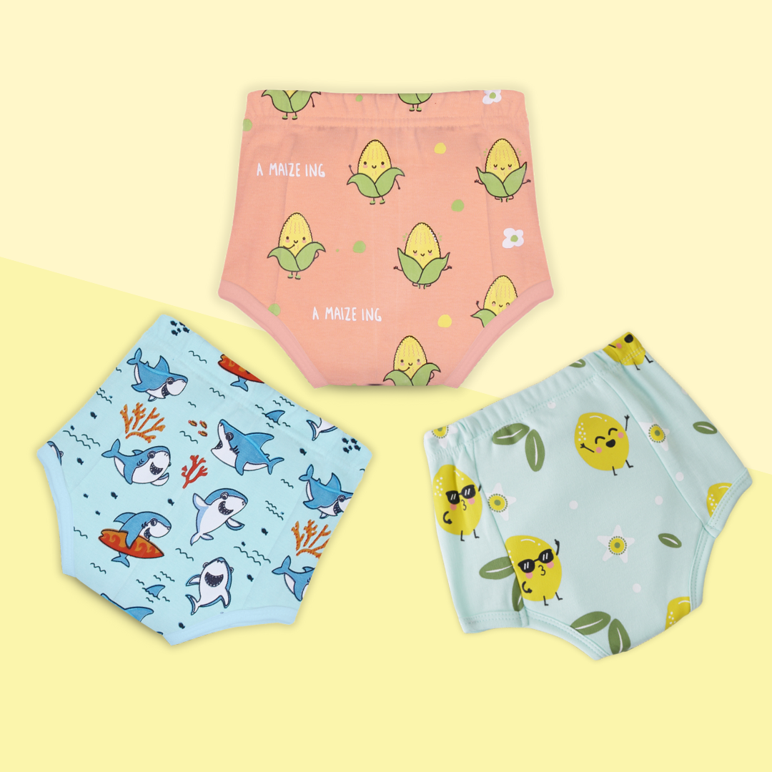 6-12 Months (Pack of 3)  - Ultra Undies - Baby Padded Underwear
