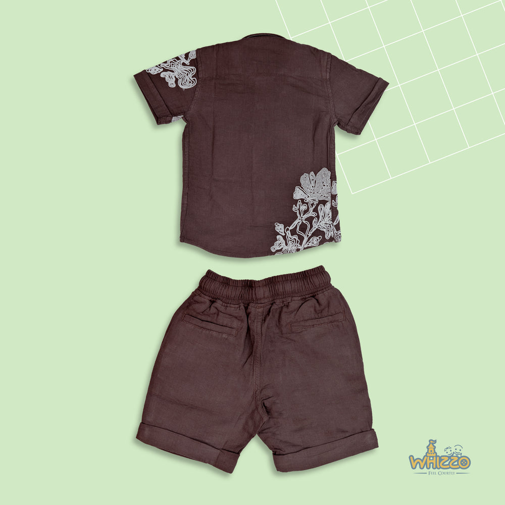 Desert Sage Muslin Co-Ord for boys 
