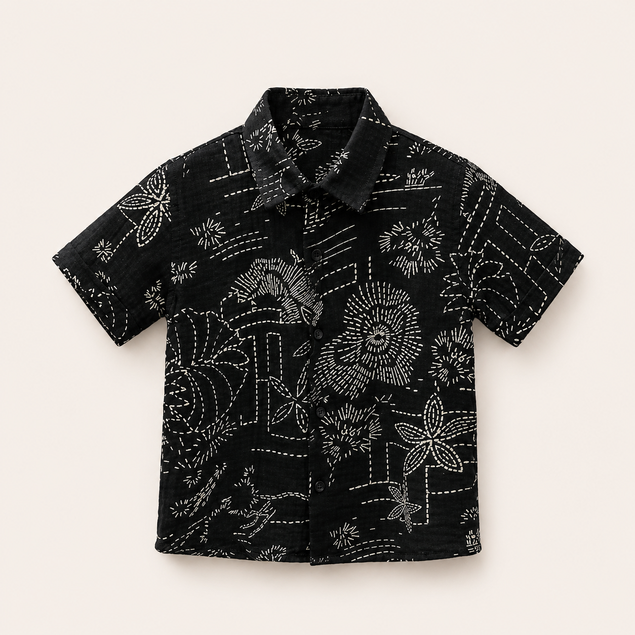 Doodle Muslin Shirt For Boys 1Y TO 5Y