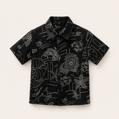 Doodle Muslin Shirt For Boys 1Y TO 5Y