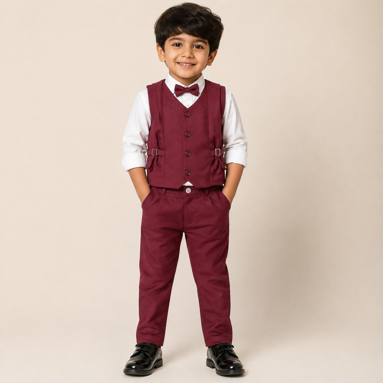  Duck Buckle Waistcoat Set 