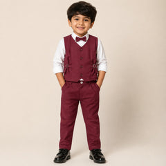 Duck Buckle Waistcoat Set 