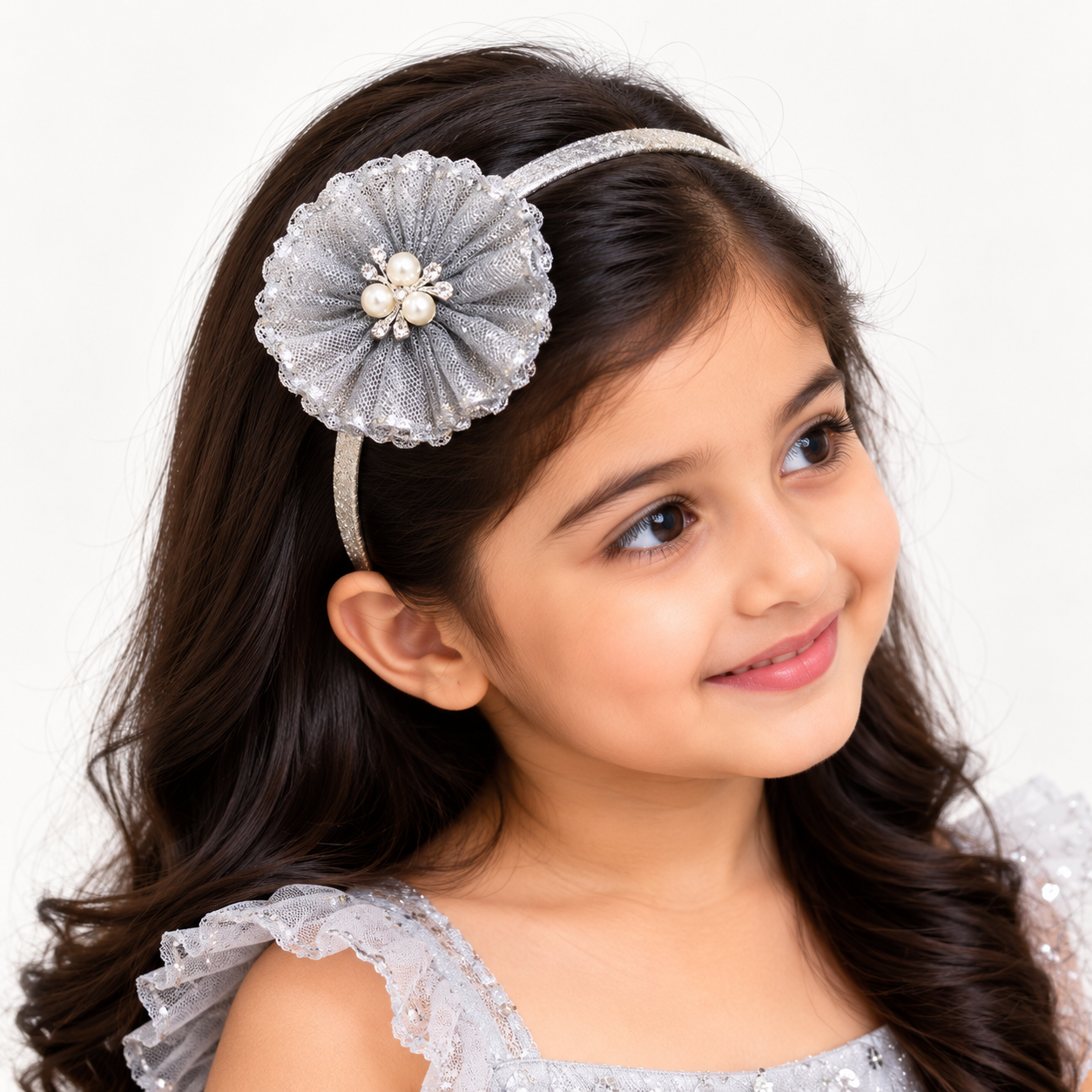 Gilded Petal Charm Headband