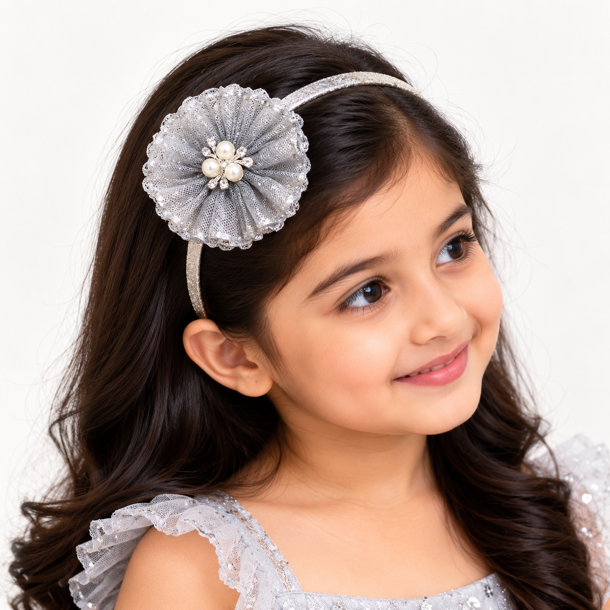 Gilded Petal Charm Headband