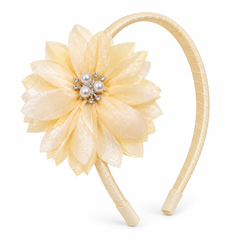 Organza Flower Birthday Headband