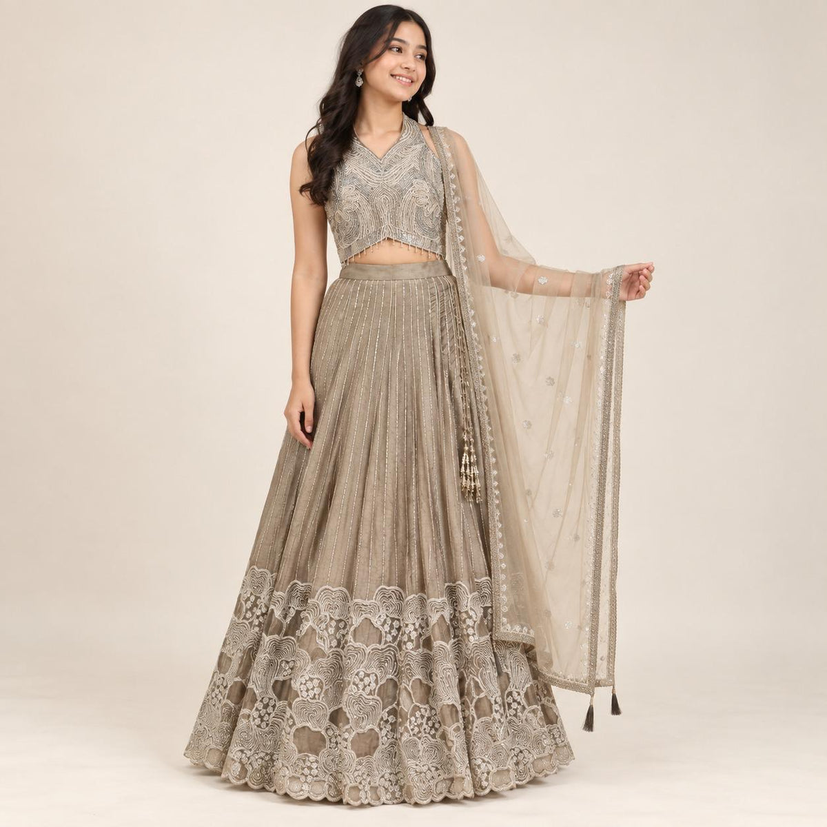 Feather Light Royal Lehenga Choli Foe Girls 5Y TO 18Y