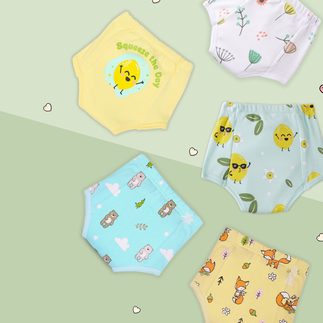 3-4 Years (Pack of 5)  - Ultra Undies - Baby Padded Underwear