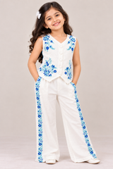 Floral Embroidered Comfort Co-ord Set
