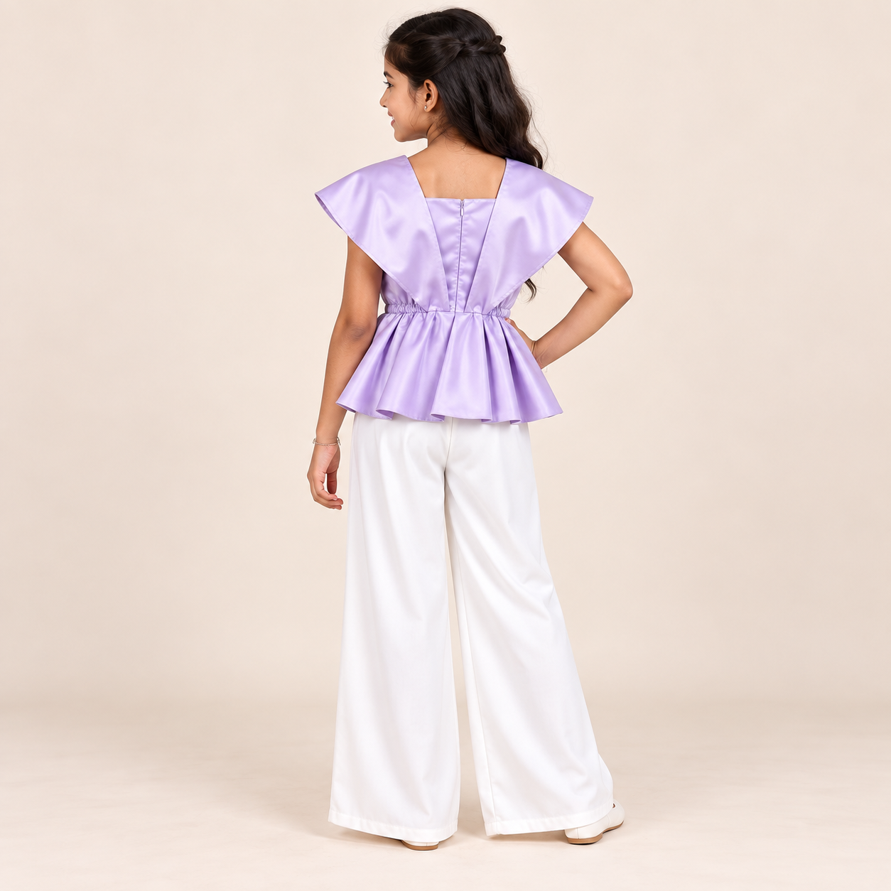 Viresta Floral Peplum Co-Ord Set for Girls | 7Y to 18Y