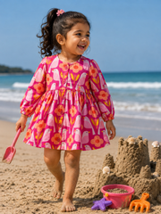 Garden Tweet Dress for Girls