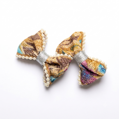 Petal Charm Bow Clips