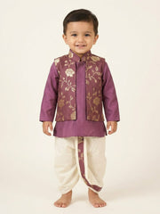 Golden Heir Dhoti Set for Boys