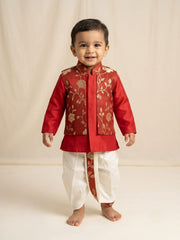 Golden Heir Dhoti Set for Boys