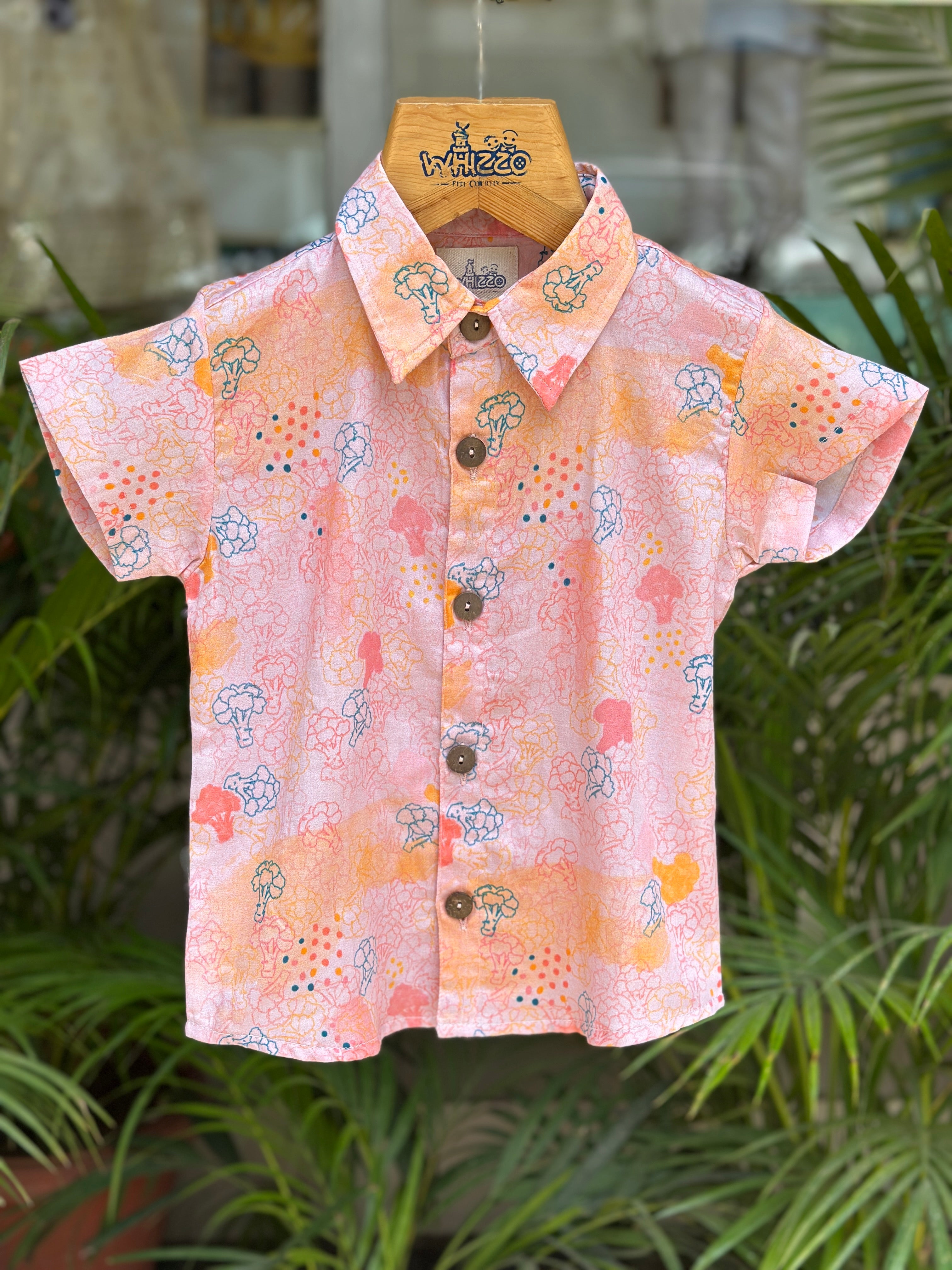 Whizzo Sunset Bloom Cotton Shirt – 6 Months to 7 Years