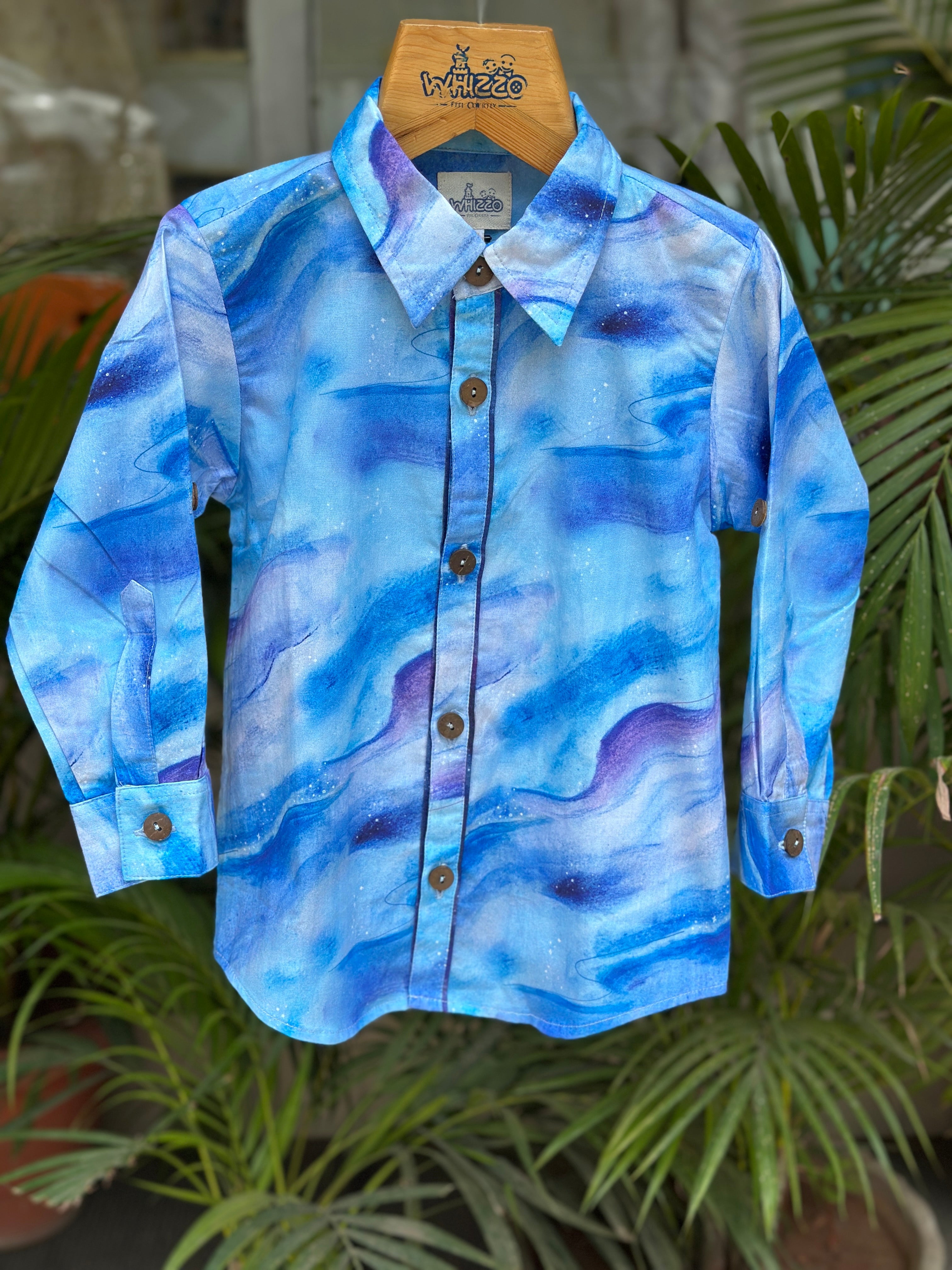 Whizzo Arctic Galaxy Cotton Full Sleeve Shirt – 6 Months to 6 Years