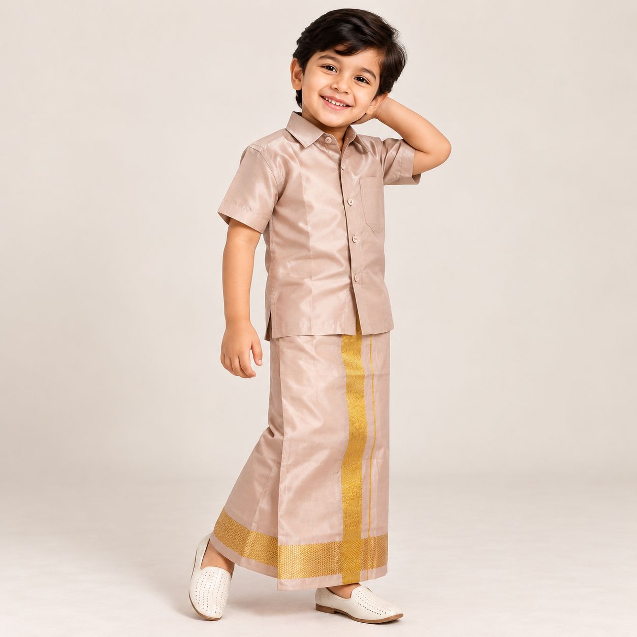 Iniyan Shirt and Vesti Set for Boys | 6M to 6Y