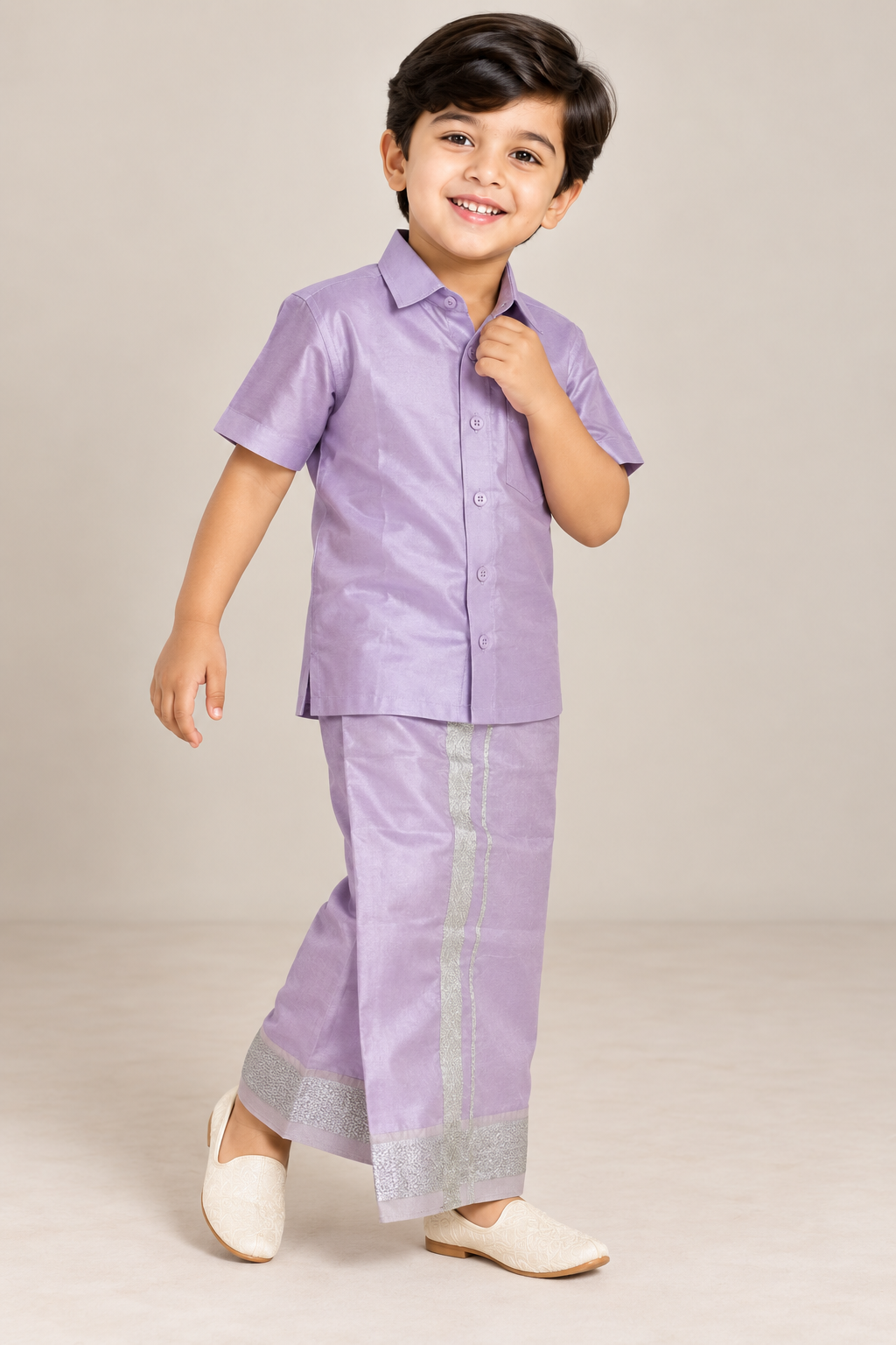 Iniyan Shirt and Vesti Set for Boys | 6M to 6Y