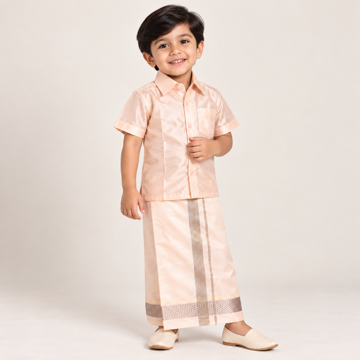 Iniyan Shirt and Vesti Set for Boys | 6M to 6Y