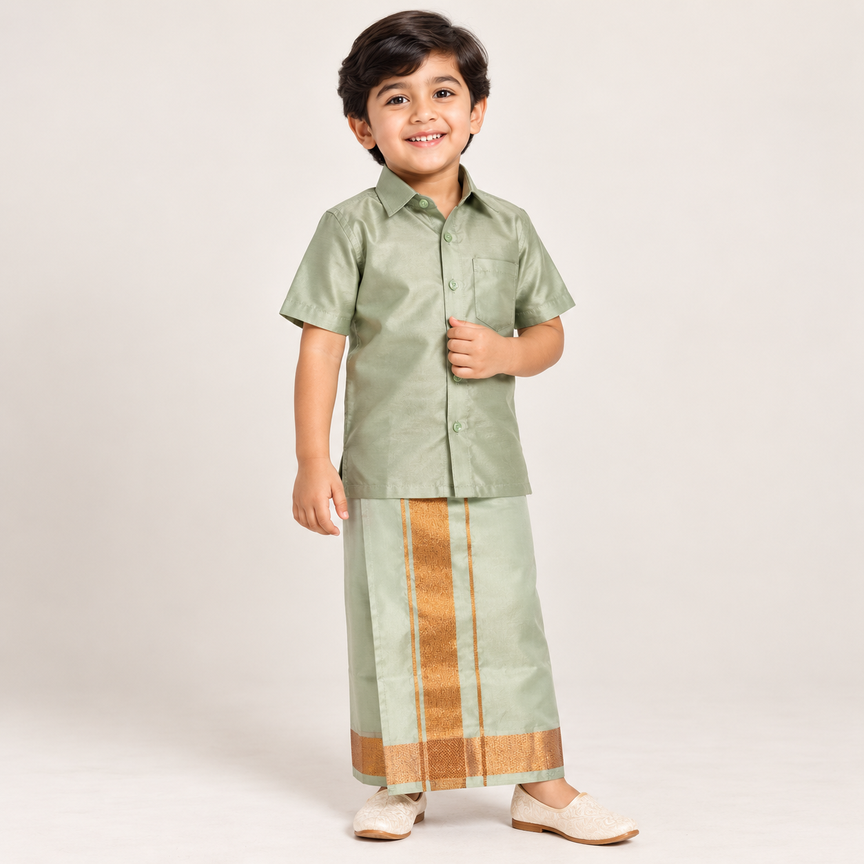 Iniyan Shirt and Vesti Set for Boys | 6M to 6Y