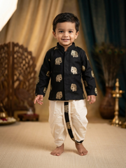 Ishaan festive dhoti set for boy