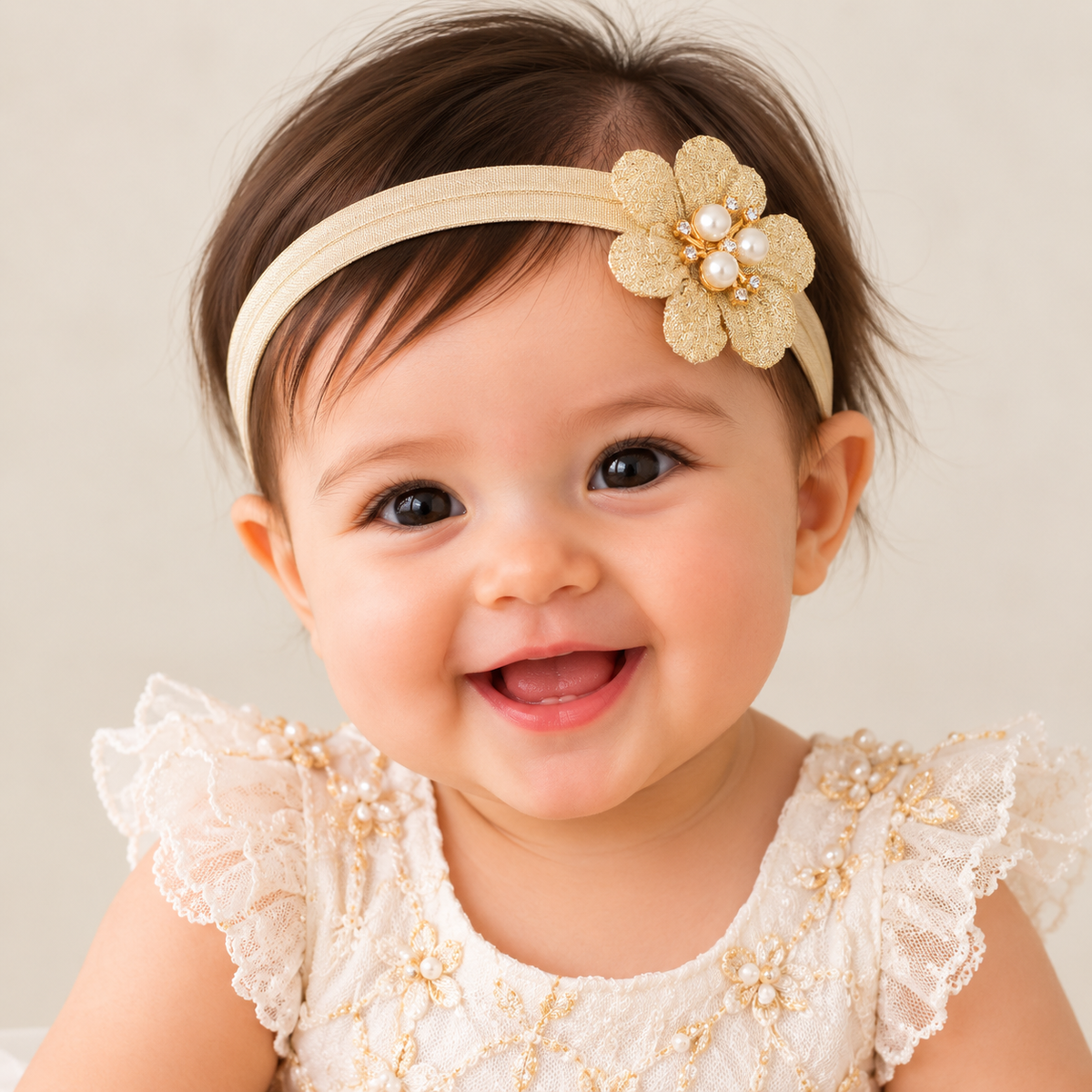 Jewelled Flower Headband
