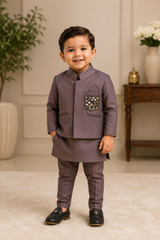 Kabir Luxe Jacket Kurta Set for Boys | 6M to 4Y