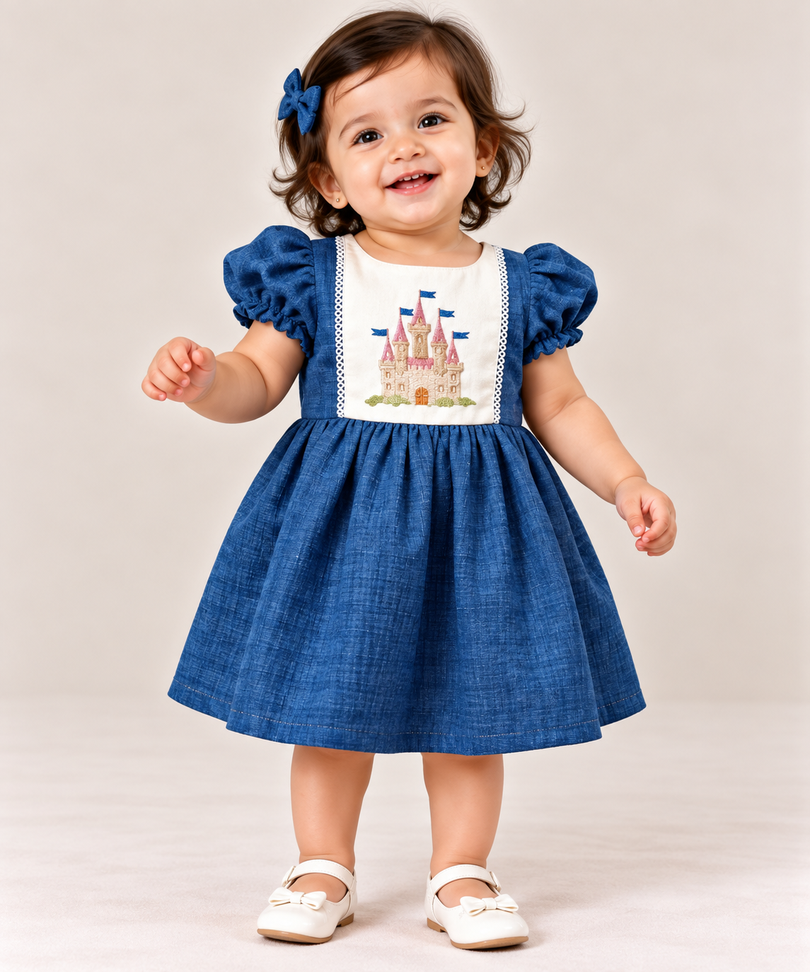 Kingdom Embroidered Panel Dress