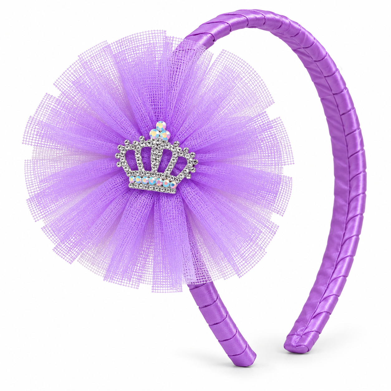 Tulle Crown Birthday Headband