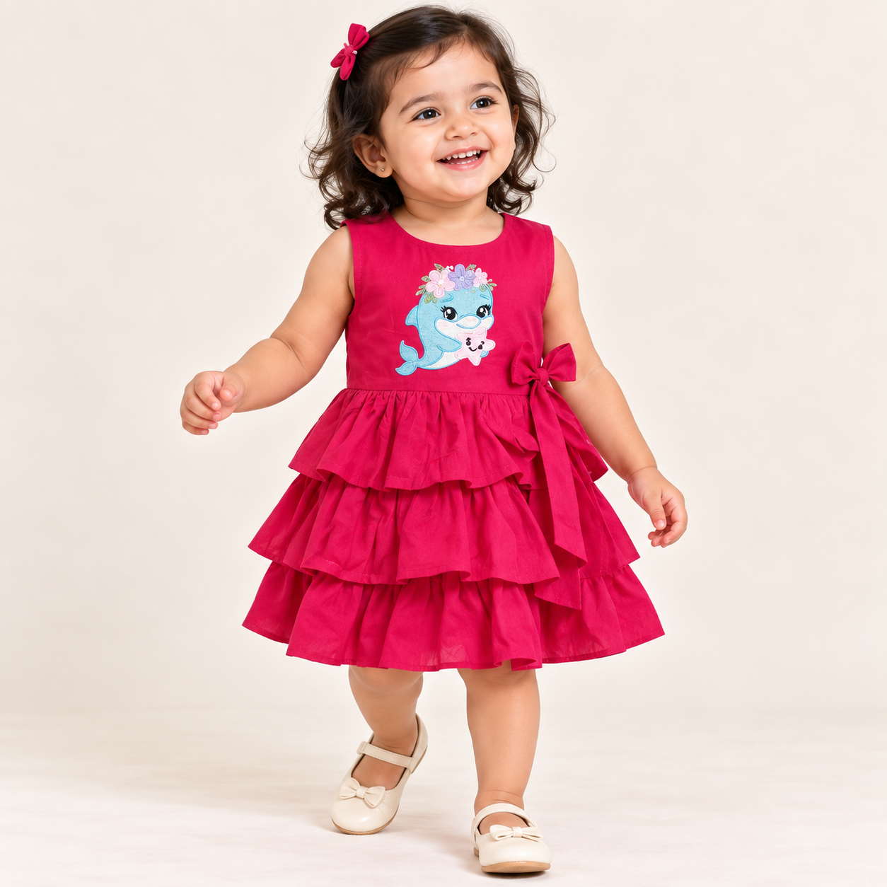 Layered Ruffle Dalphine Dress