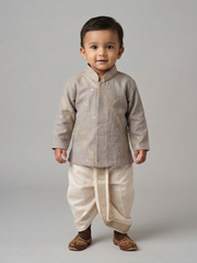 Majestic Cypress Festive Dhoti Set for Boys | Newborn to 5Y