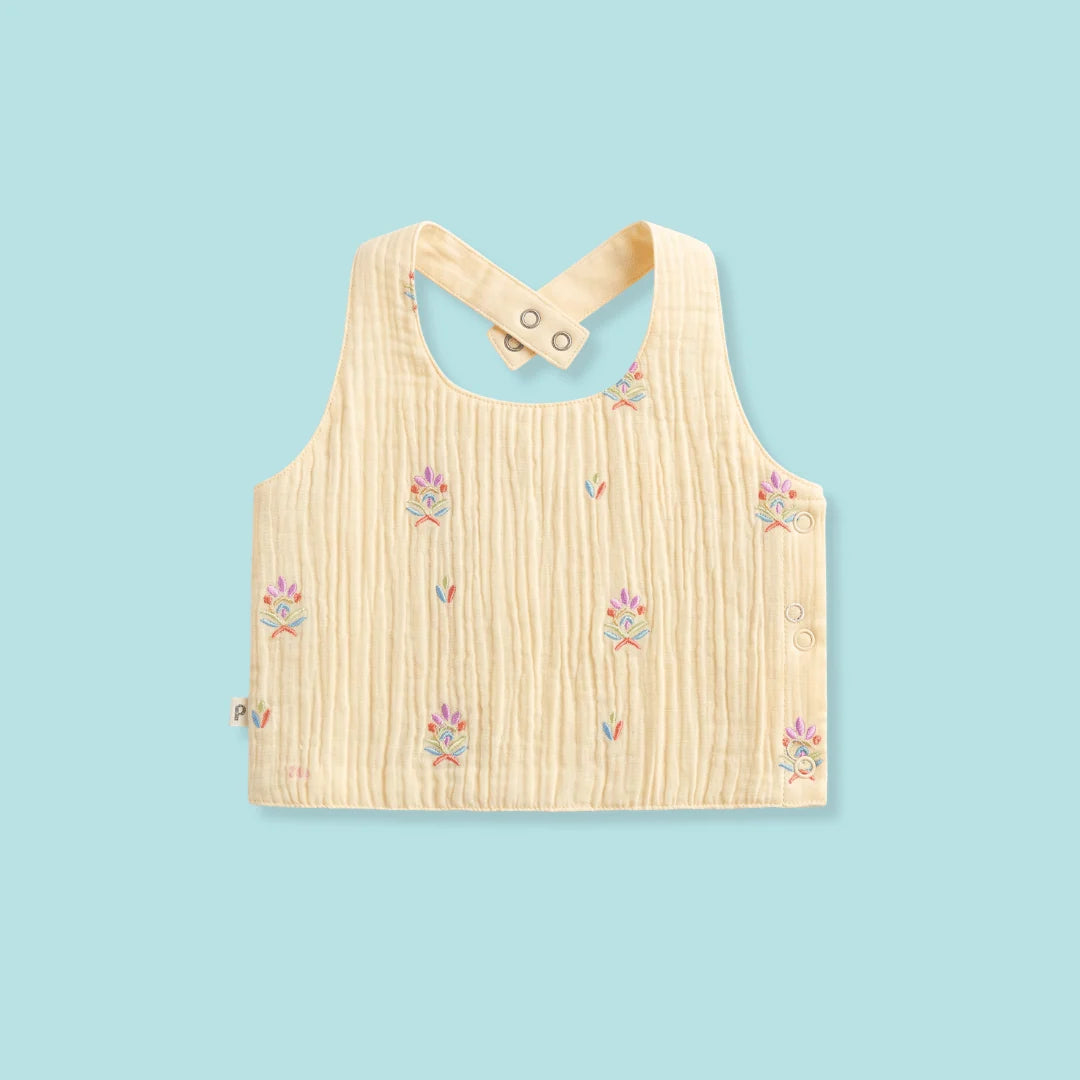 Malar - Crinkled Halter Neck Top and Skirt