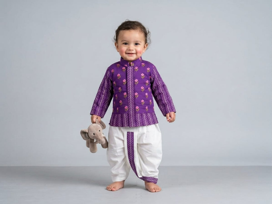 Marigold Heirloom Dhoti Set