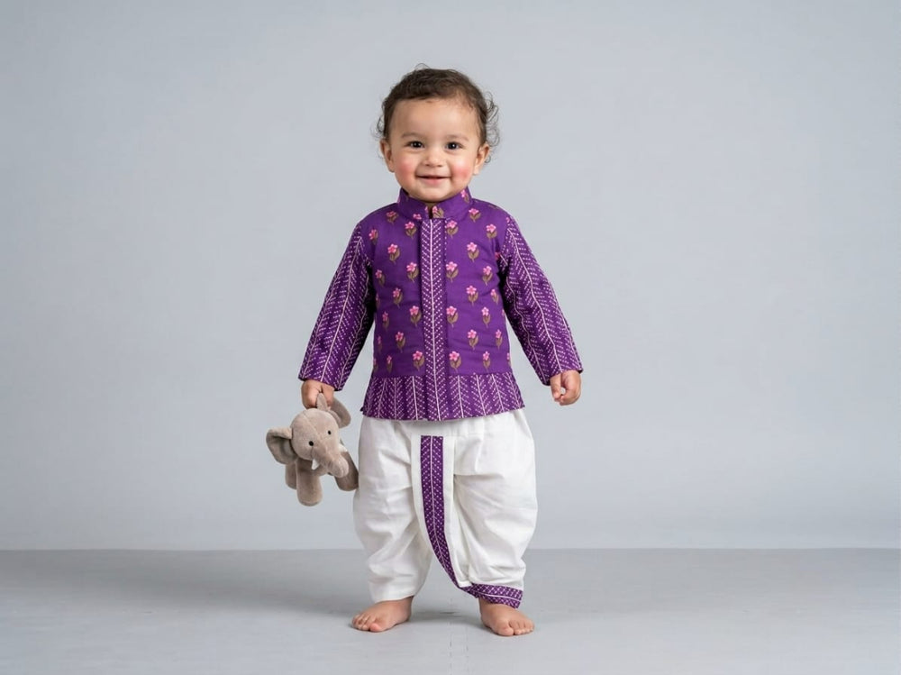 Marigold Heirloom Dhoti Set