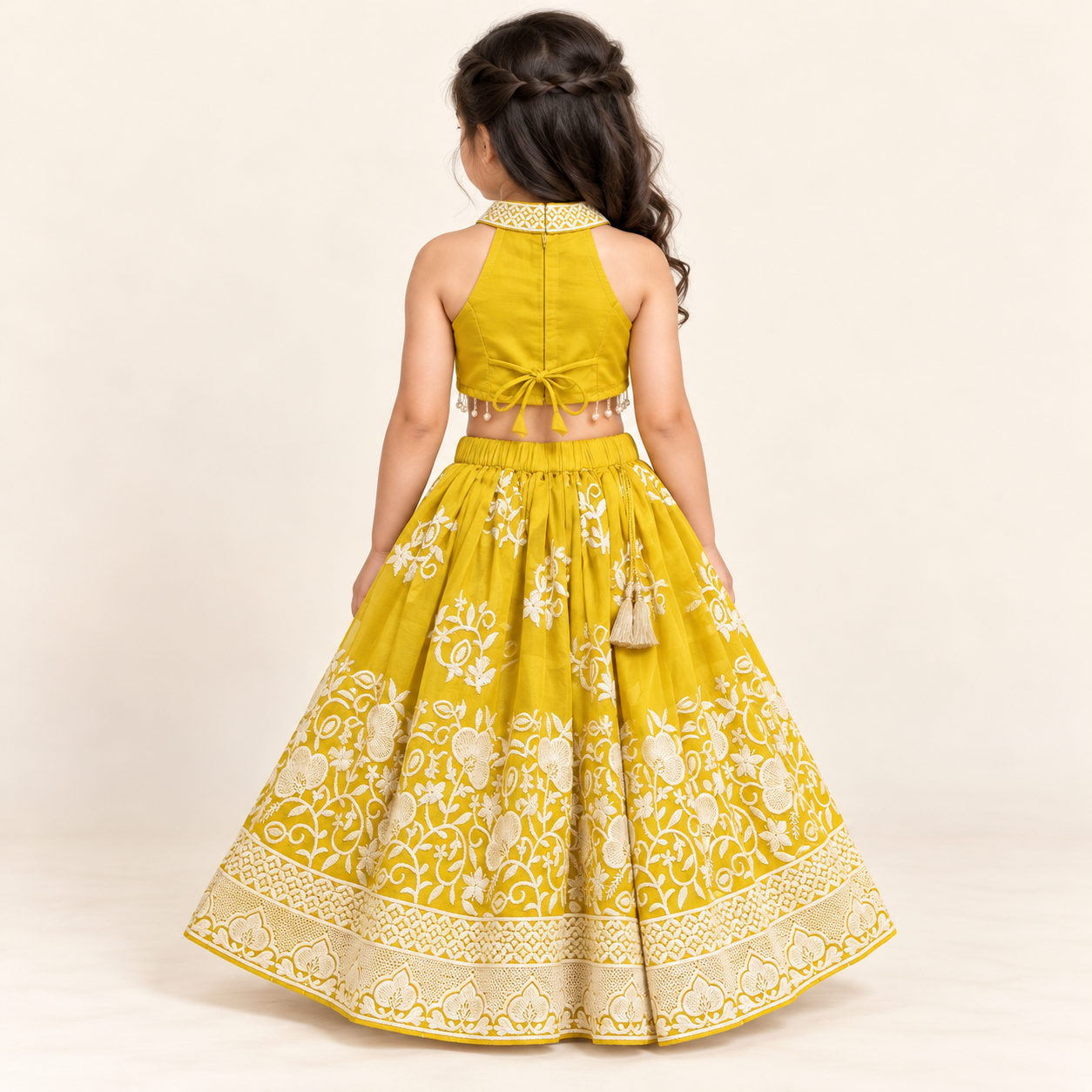 Isha Floral Motif Lehenga Set | 1-4Y