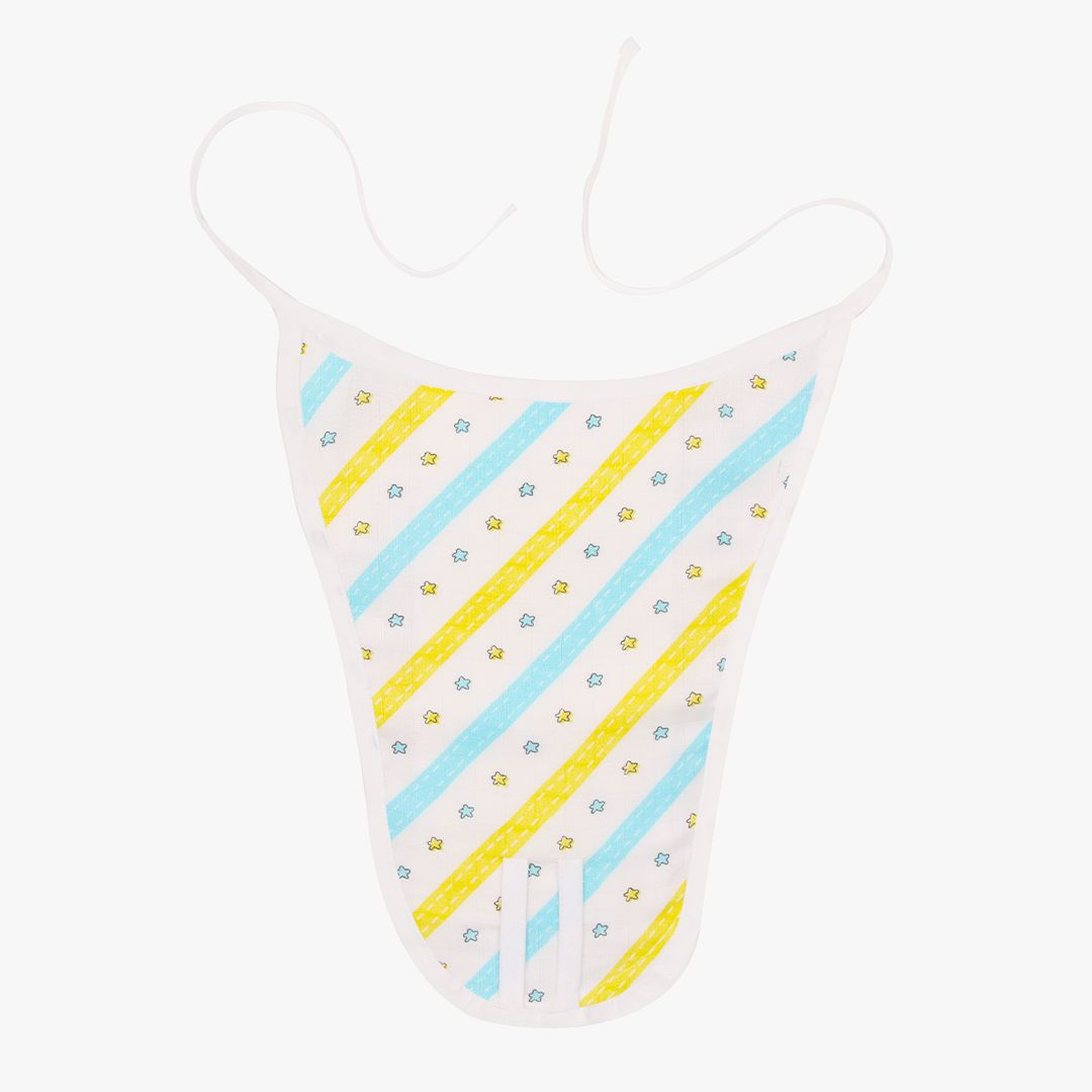 Muslin Matching Jablas and Nappies (6 + 6 Nappies) - Pack of 12 (Button and Knot)
