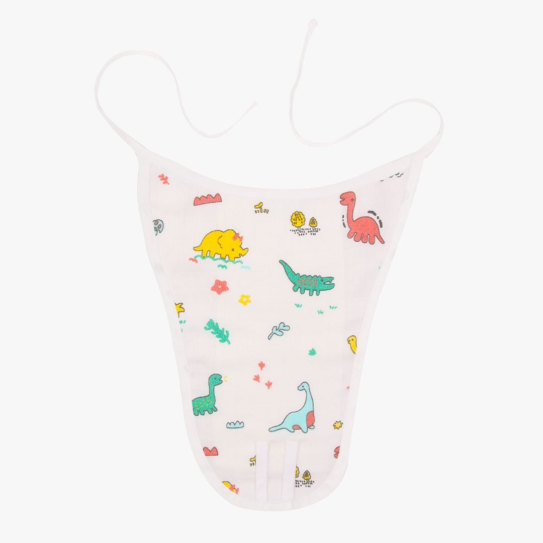 Muslin Matching Jablas and Nappies (6 + 6 Nappies) - Pack of 12 (Button and Knot)