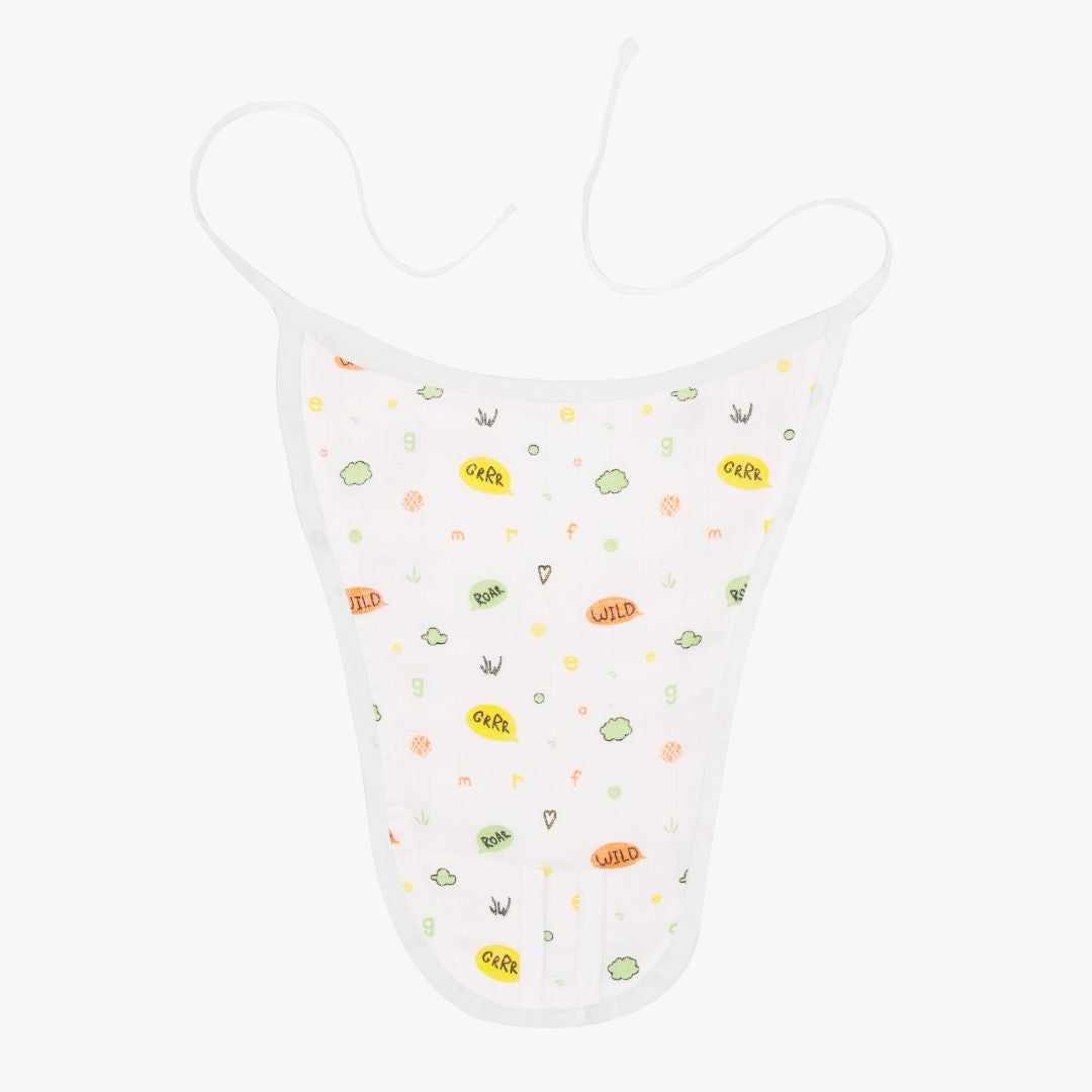 Muslin Matching Jablas and Nappies (6 + 6 Nappies) - Pack of 12 (Button and Knot)