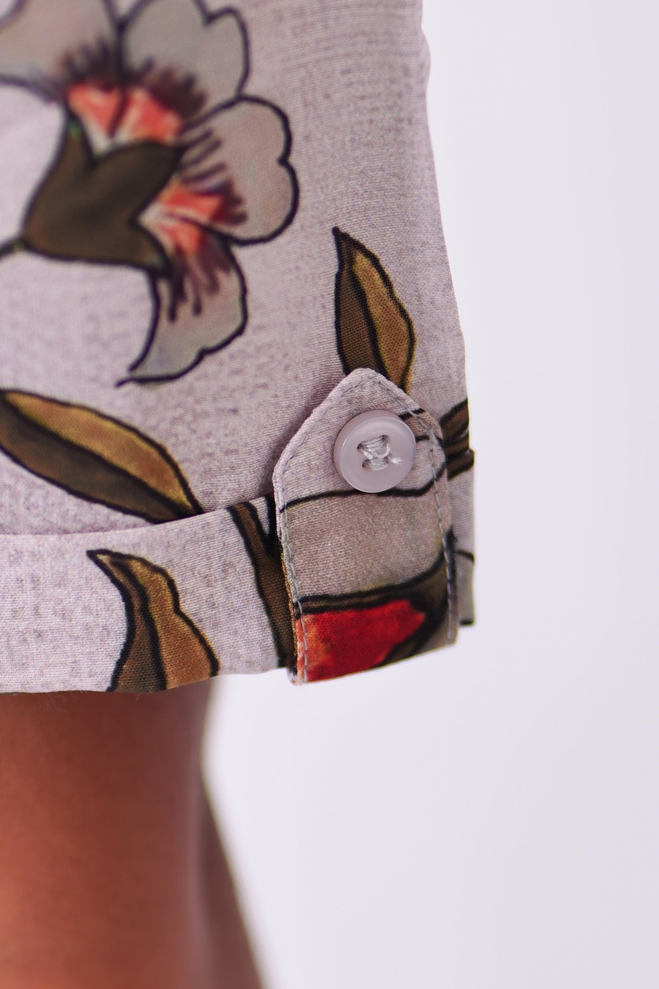 "Boys Printed Partywear Shirt in Soft Mul Mul Fabric - Classic Grey for Stylish Celebrations"