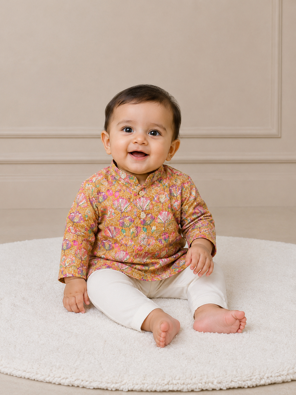 Peach Treasure Kurta Set