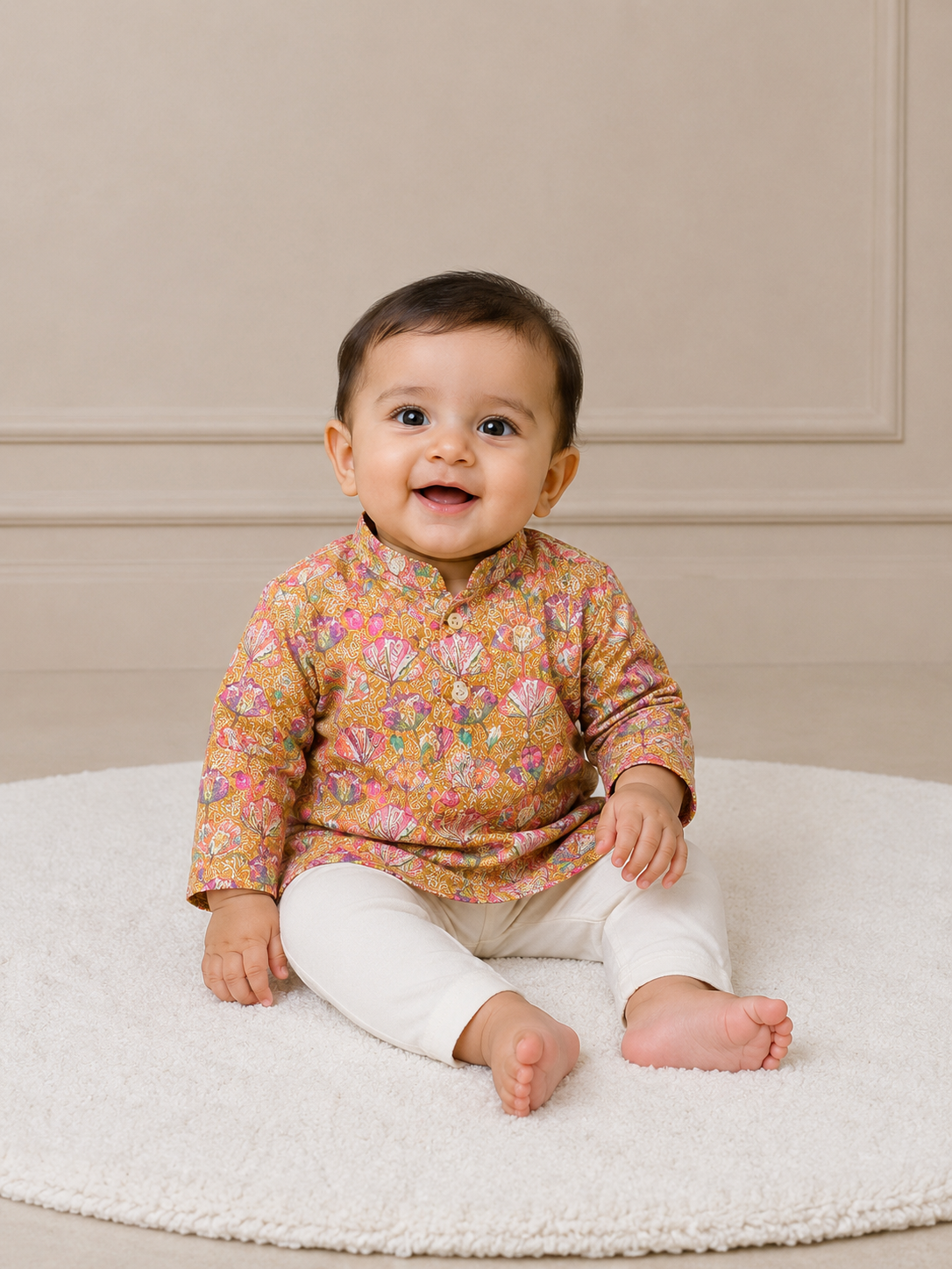 Peach Treasure Kurta Set