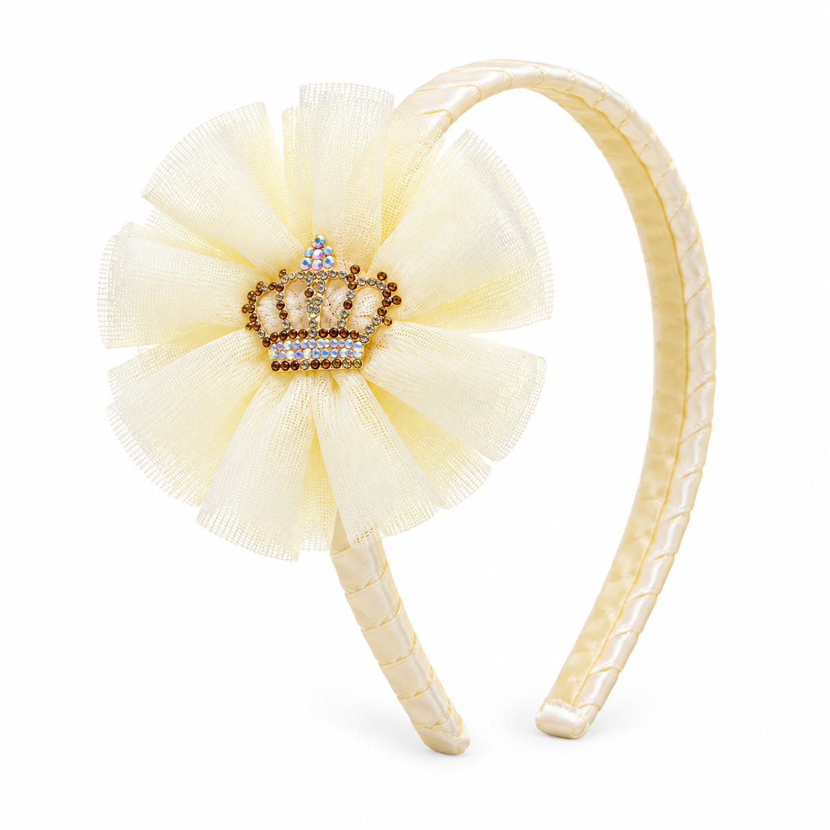 Tulle Crown Birthday Headband
