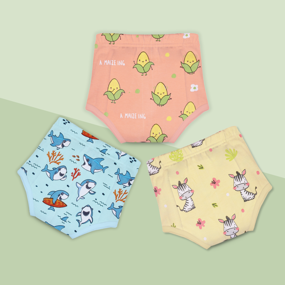 6-12 Months (Pack of 3)  - Ultra Undies - Baby Padded Underwear