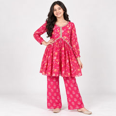Pearl Étoile Gharara Set for Girls | 11-12Y